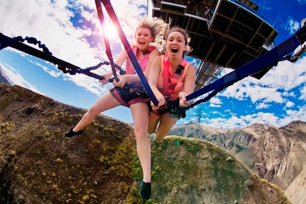 The World's tallest Bungy and Swing is The Nevis in Queenstown.